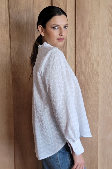 Blusa Sur Broderie flor