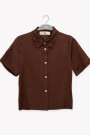 SHORT SLEEVE SHIRT Chocolate