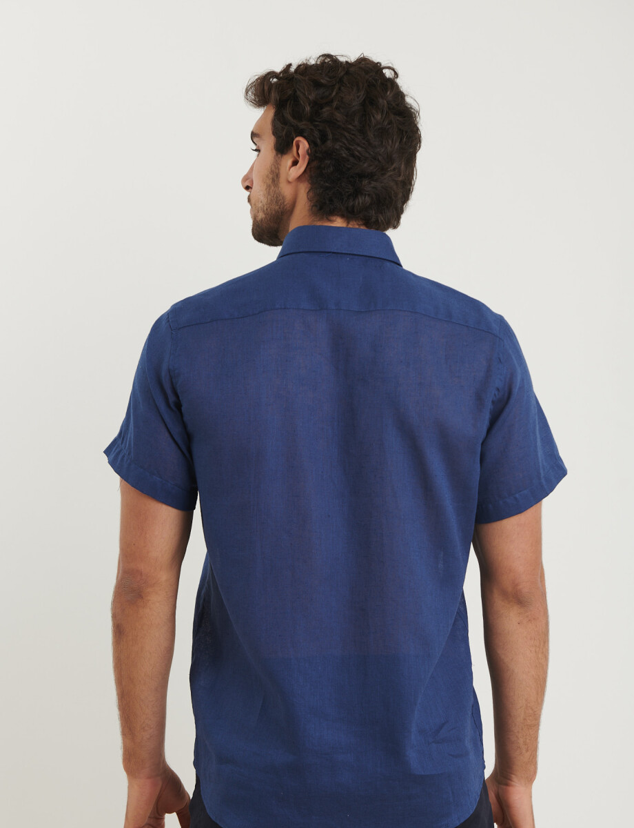 012583 CAMISA HARRY Azul Piedra