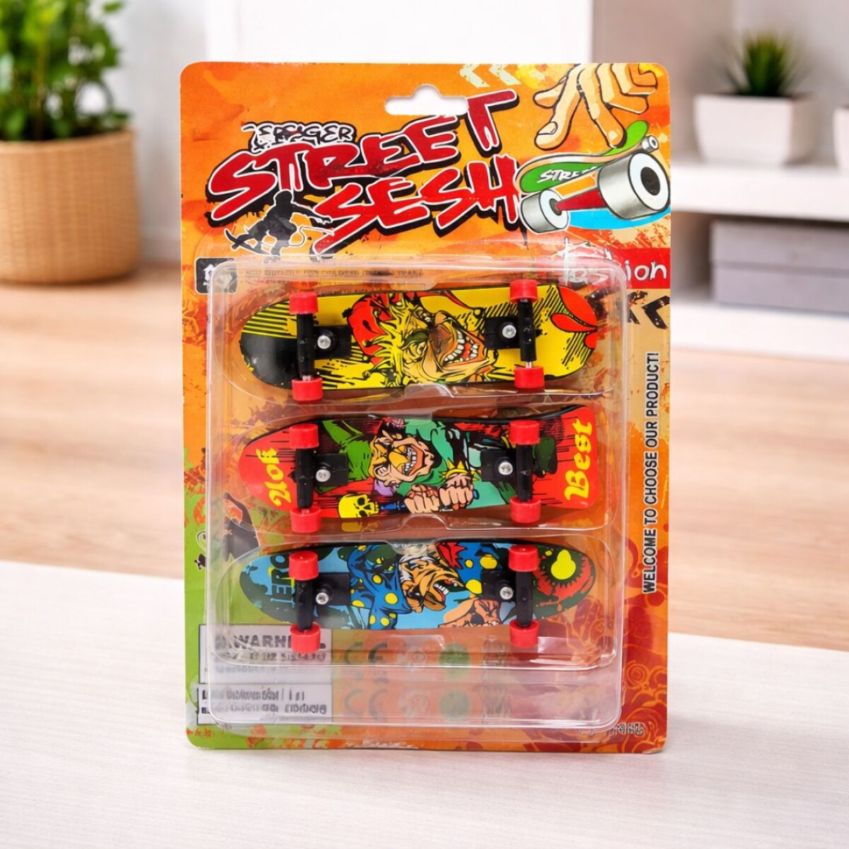 JUGUETE SKATE FINGER STREET X3 