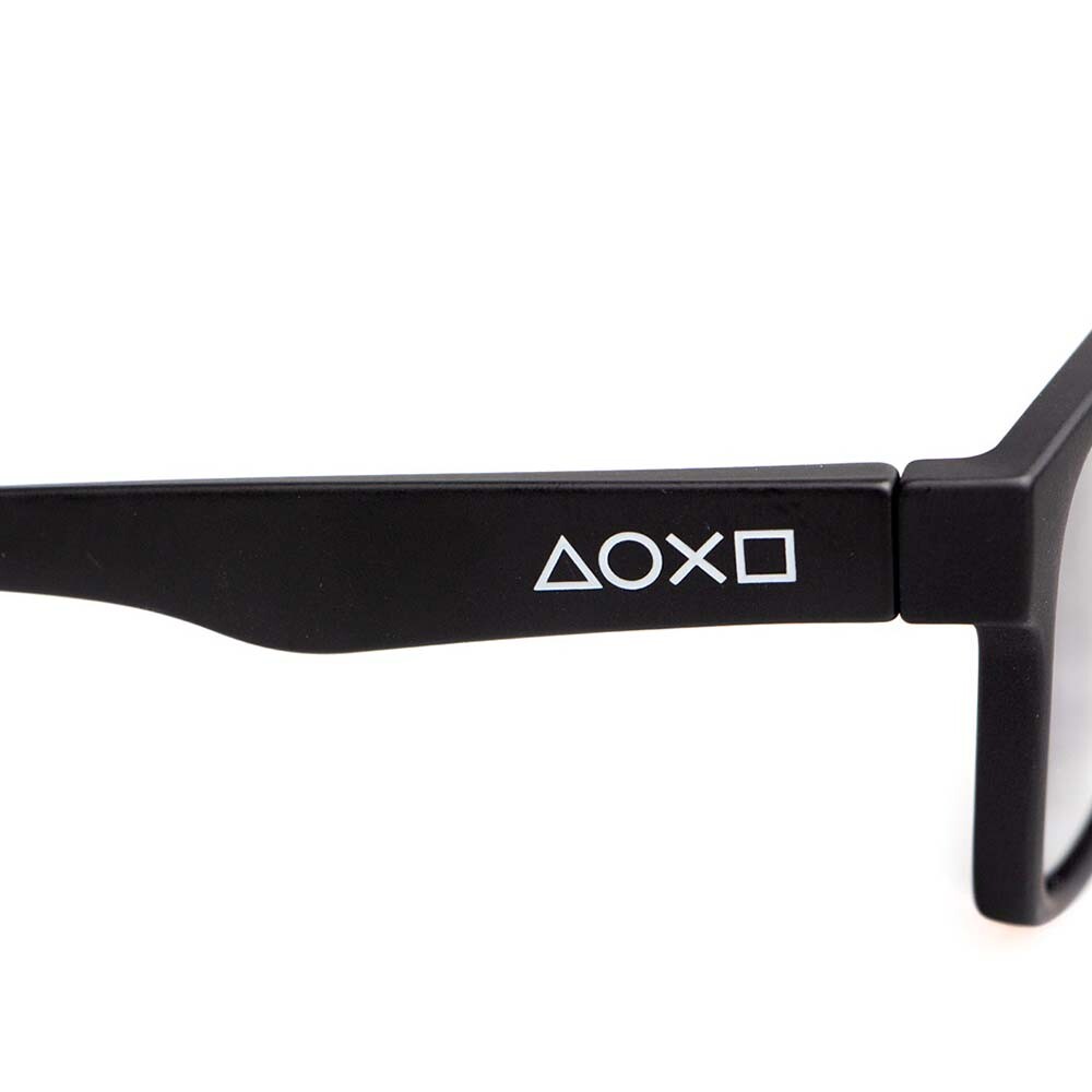 Lentes De Sol De Policarbonato Cuadrado Playstation Negro/Negro