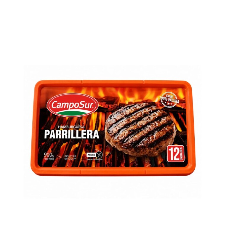HAMBURGUESA PARRILLERA X 12 CAMPOSUR HAMBURGUESA PARRILLERA X 12 CAMPOSUR