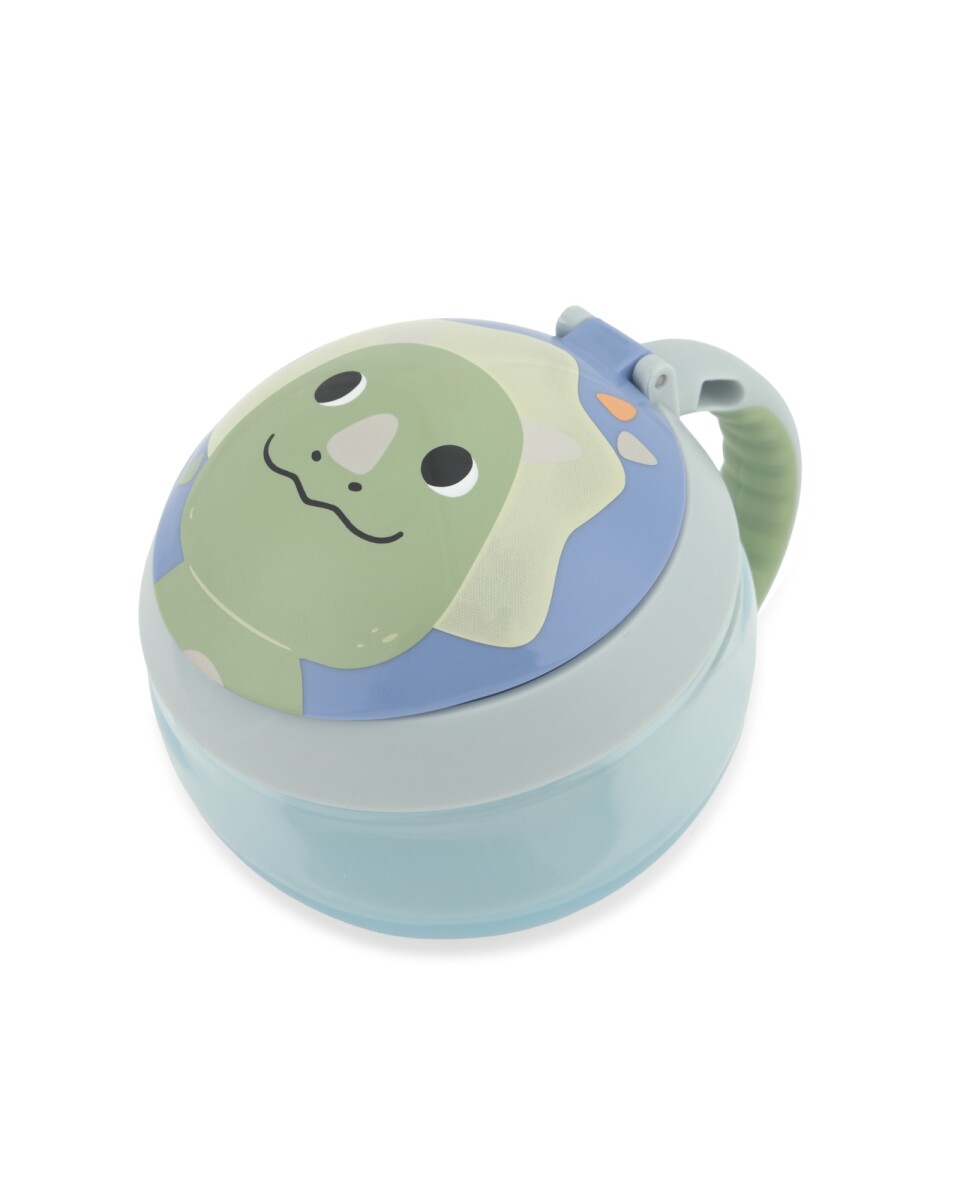 Contenedor de snacks, diseño dino 