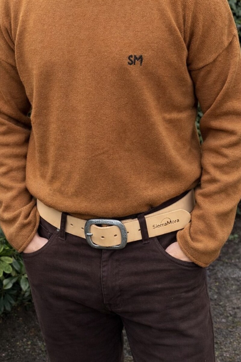 One Hole Belt Suela / Plateado