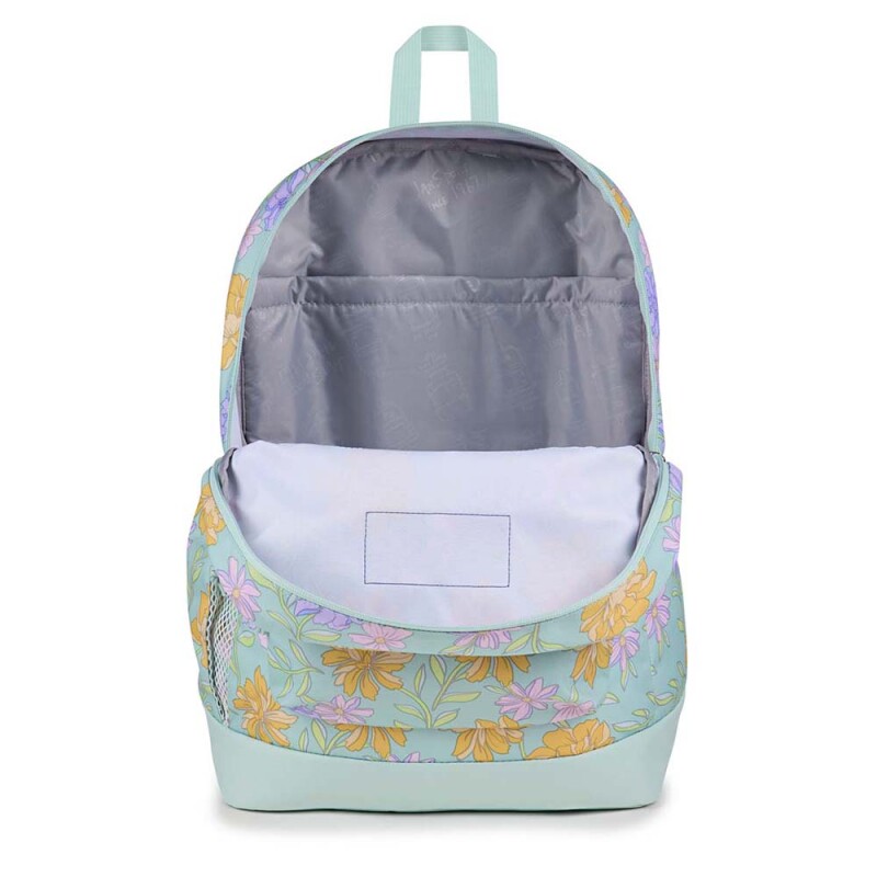 Mochila Portalaptop Cross Town Plus Faded Floral Fresh Mint