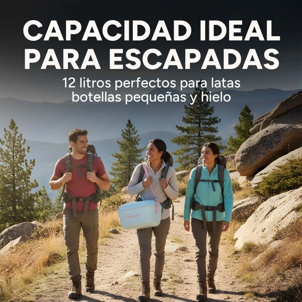 Conservadora Hielera Vintage 20L Litros Latas Hielo Polarbox Color Verde