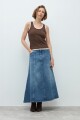 Falda de jean jean medio