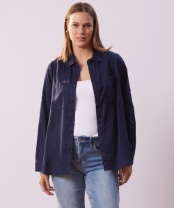 Camisa Bolsillos MARINO