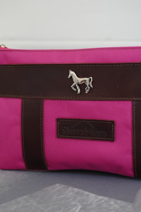 Sobre Cartuchera Mustang Chocolate / Fucsia