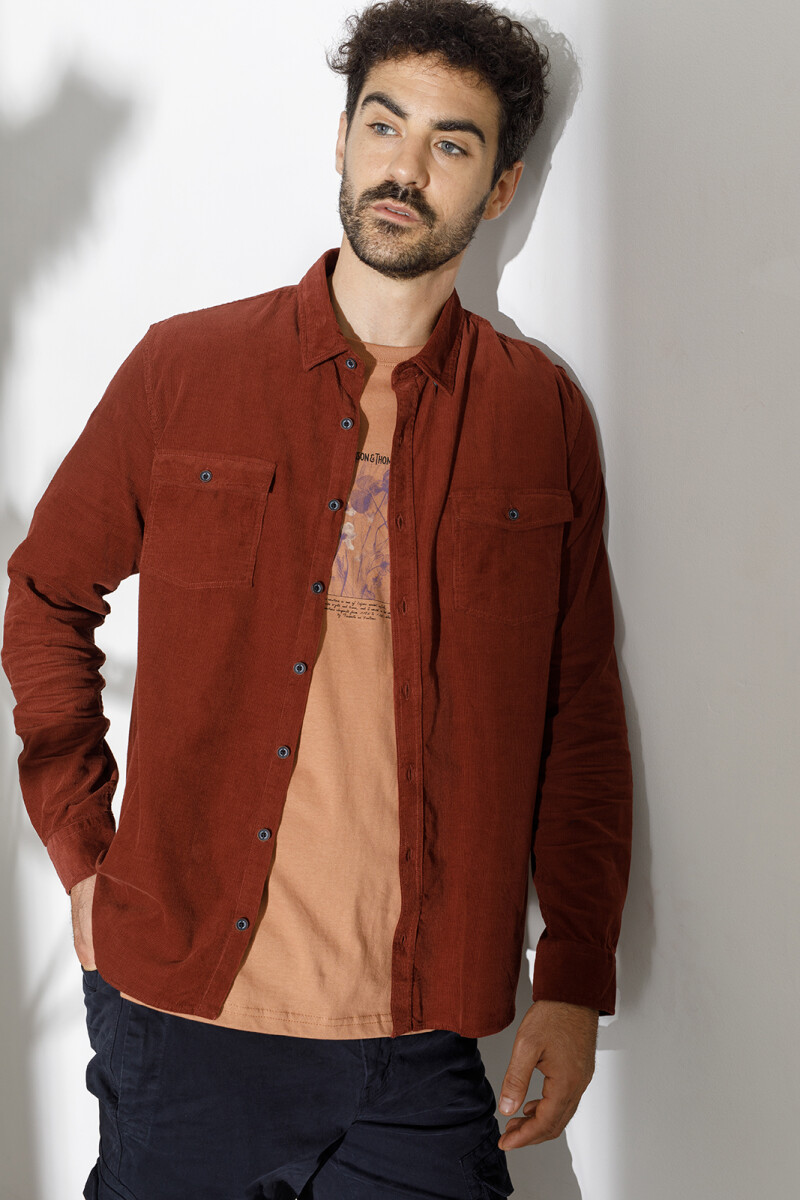 SHIRT TIGRIS 4.0 - TERRACOTA 