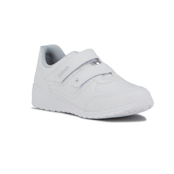 Kolosh Calzado Deportivo Mujer C/ Velcro - Blanco Blanco