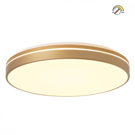 Plafón LED de diseño, Dimerizable 40W y 50CM DORADO