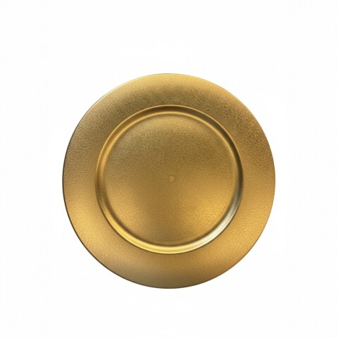 BAJO PLATO PLAST DORADO 33CM Unica