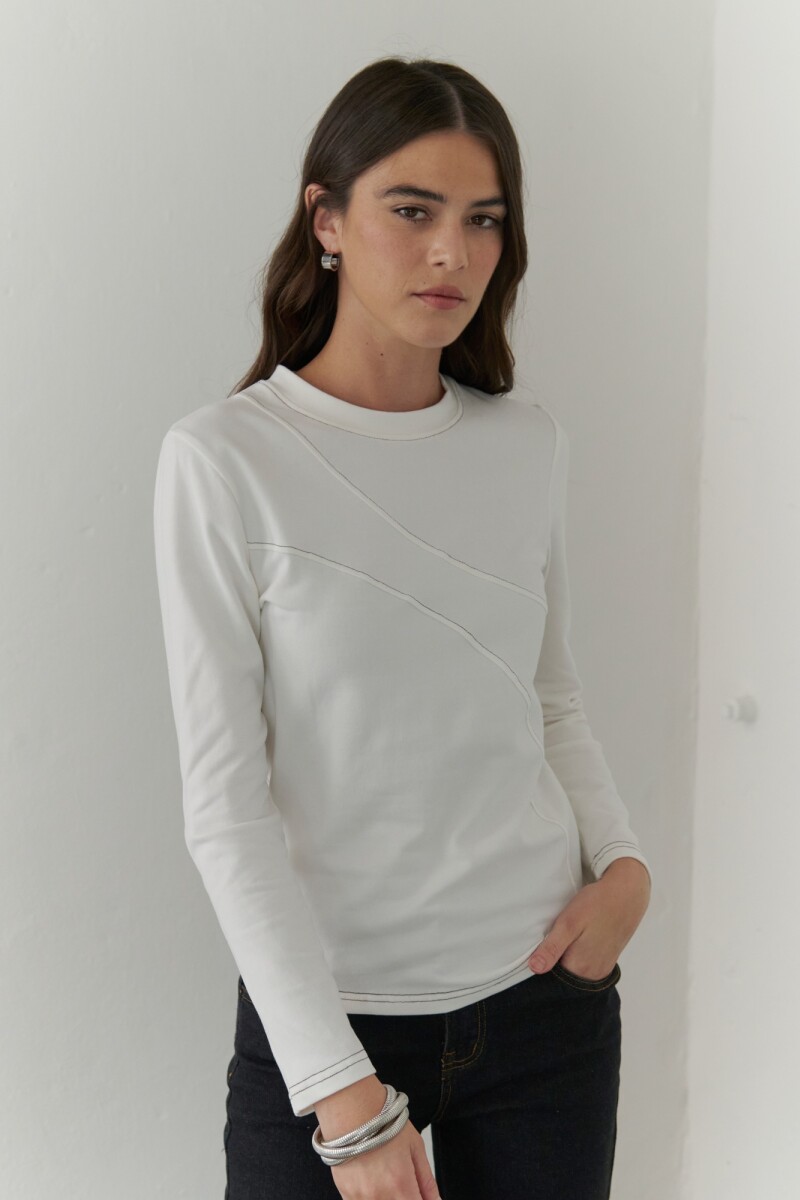 REMERA MERIDIANO BLANCO