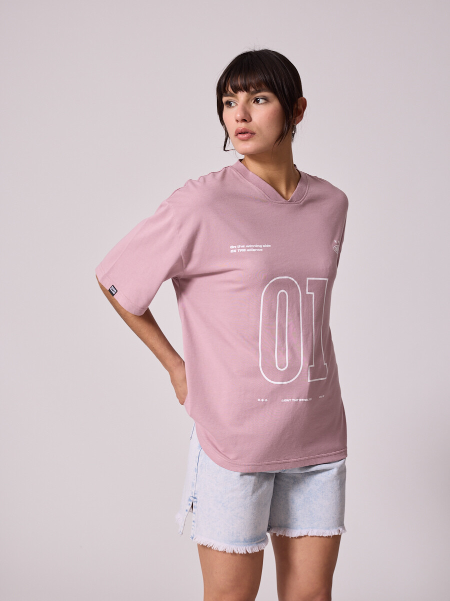 T-SHIRT LESSIE DIXIE Lila