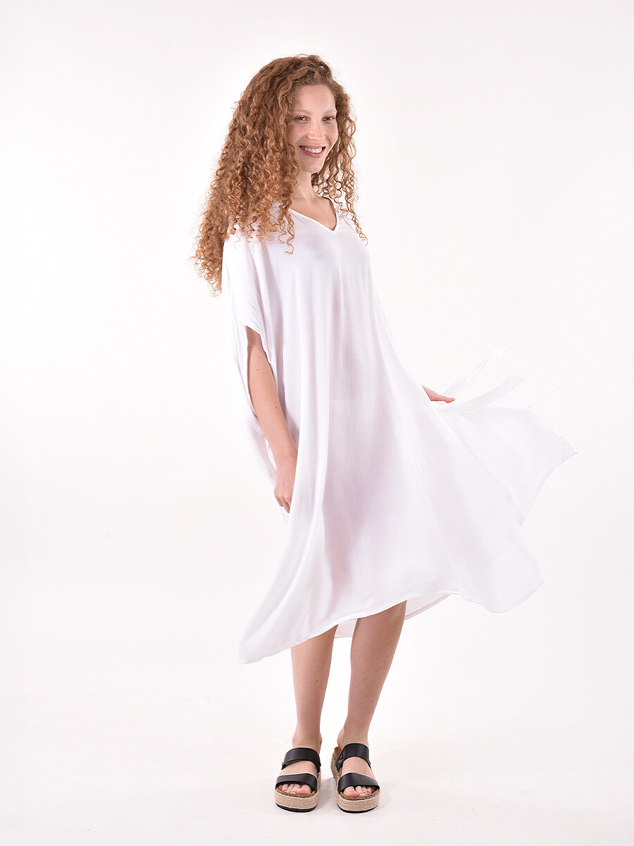 VESTIDO BOTAFOGO - OFF WHITE 
