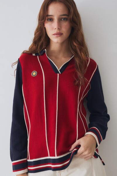 TSHIRT POLOGOL Rojo