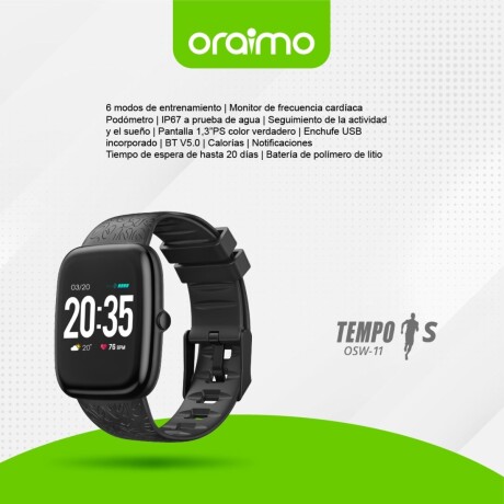 Smartwatch Oraimo Tempo S V01