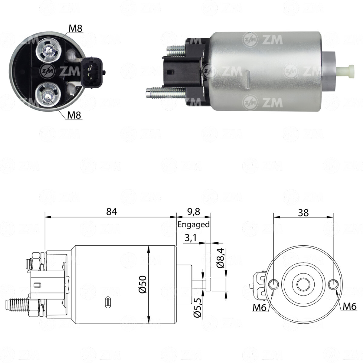 AUTOMATICO DE ARRANQUE CHEVROLET AUTOMATICO S/MITSUBISHI CRUZE EQUINOX TRACKER ZM 
