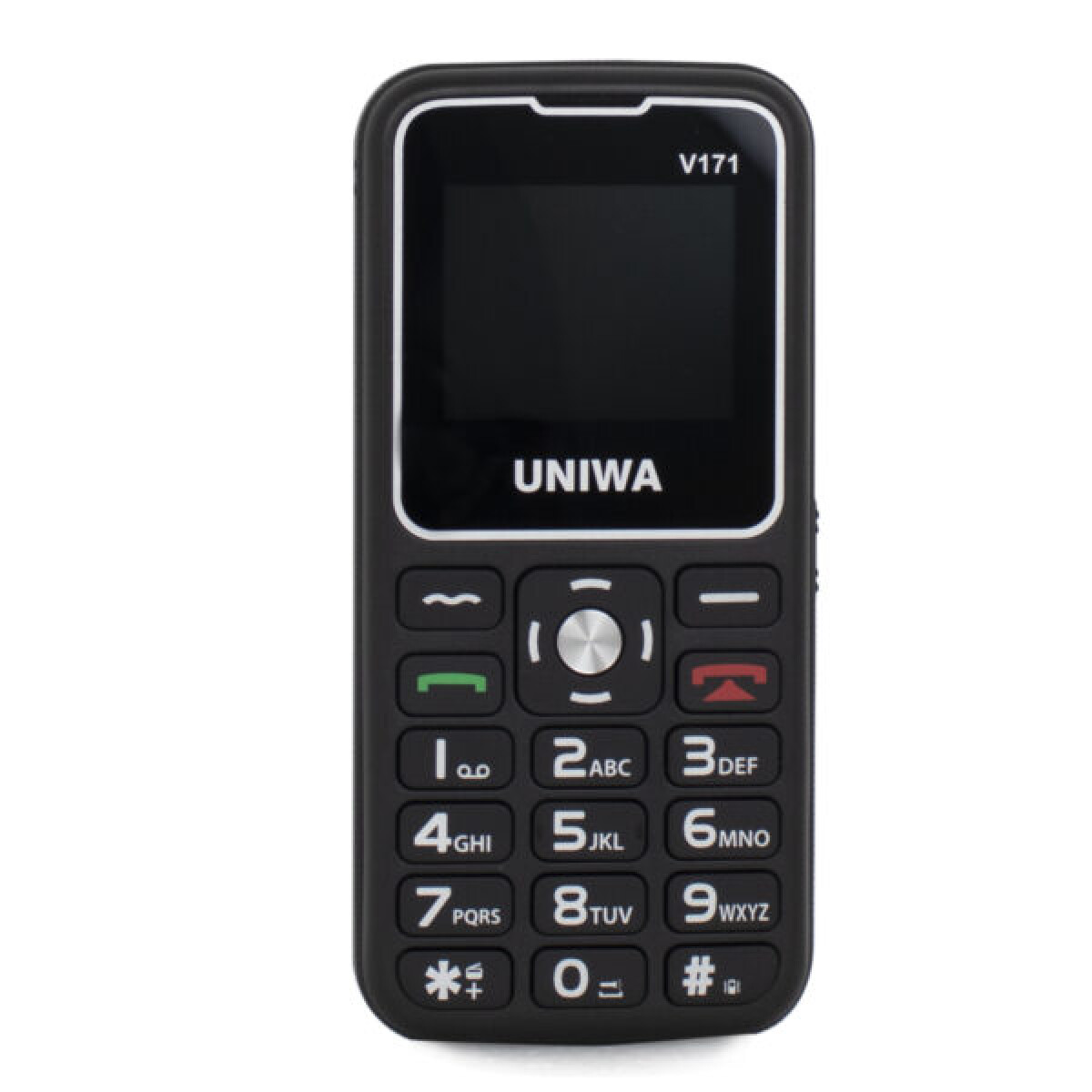 Celular Uniwa Senior Con Boton Sos Negro 