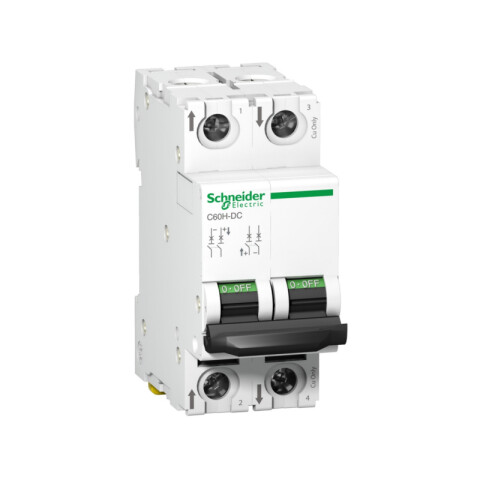 Llave térmica din C60H-DC 2P 16A 10kA 250Vdc MG2192