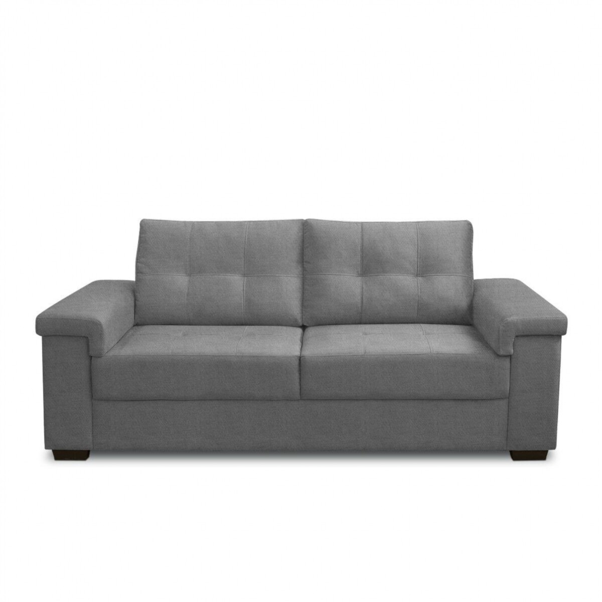 Sillón 3 Cuerpos en tela de Lino - Palazio - Gris 