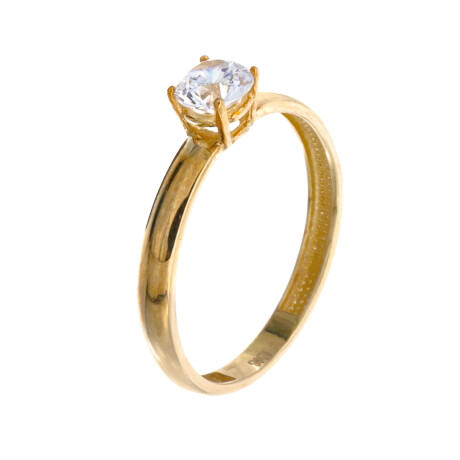 Anillo de oro 9 ktes con circonias. CINTILLO. Anillo de oro 9 ktes con circonias. CINTILLO.