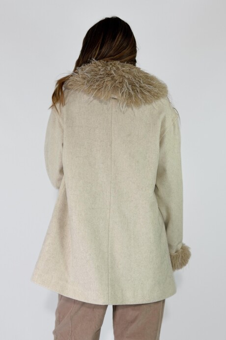 CHAQUETA CANNES MIDI Crudo