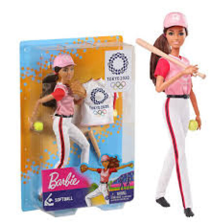 Tokyo 2020 Olympic Barbie - Juego de muñecas de sóftbol Tokyo 2020 Olympic Barbie - Juego de muñecas de sóftbol