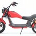 Moto Electrica Gogreen Bobber 2000W 20Ah Aluminio 55 Km/h Color Rojo