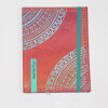 AGENDA REMEMBER SENIOR 1470 TAPA MANDALA CELESTE Y FONDO ROJO