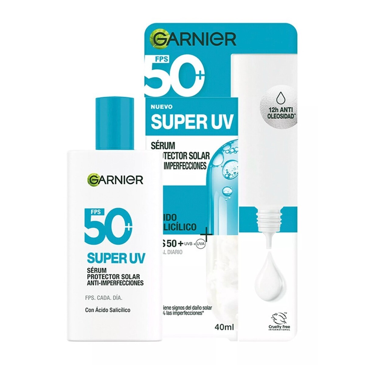 Garnier Sérum protector solar anti imperfecciones FPS50+ 