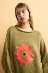 Sweater alma lavada verde