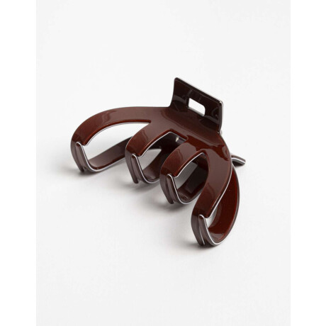 Broche Formato Moda Glossy Marron Chocolate