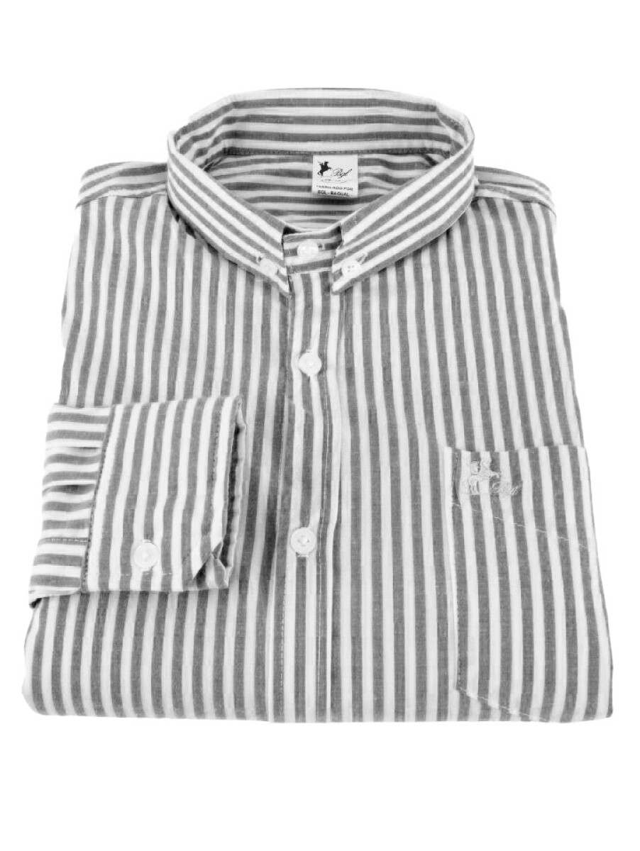 Camisa Caballero - Franja negra 