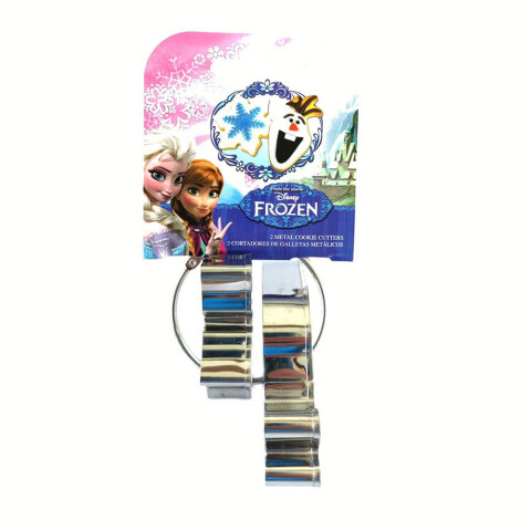 Set x2 Cortador de Galletas de Metal - Frozen U