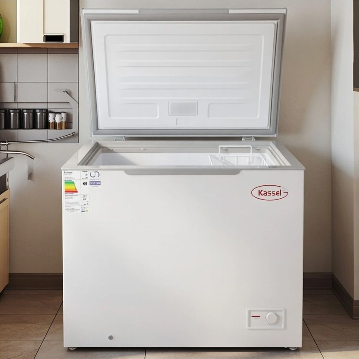 FREEZER HORIZONTAL 200 LTS KASSEL KS-FZ240A 