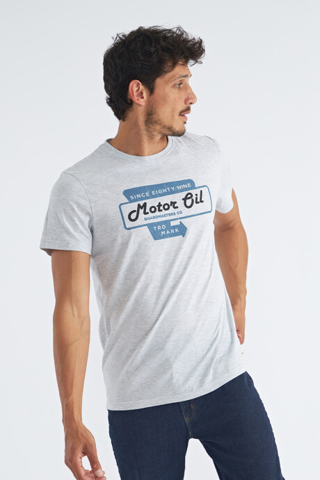 Remera Trade Mark Gris