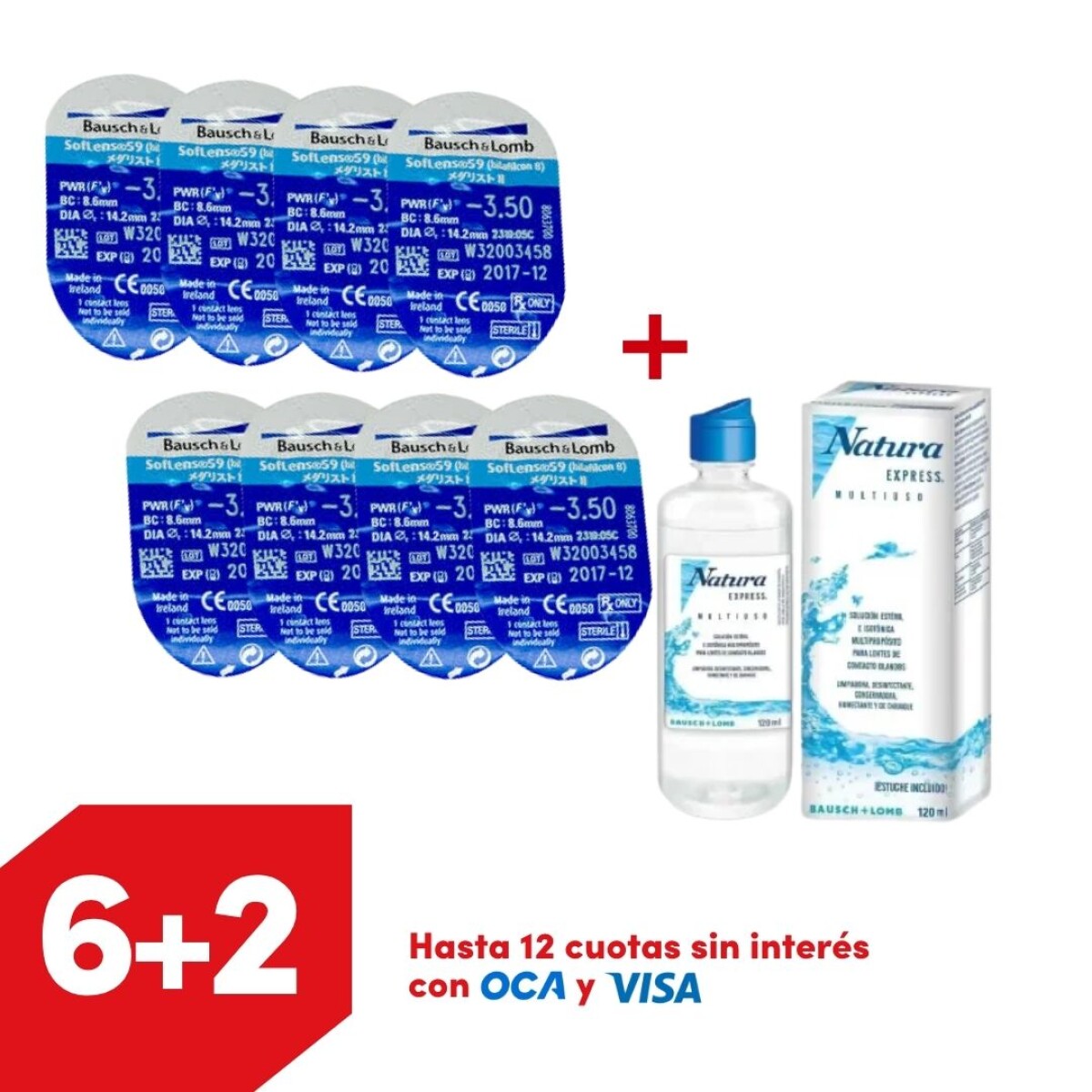 Soflens 59- PROMO 6+2 Renú Natura de 120 ml 