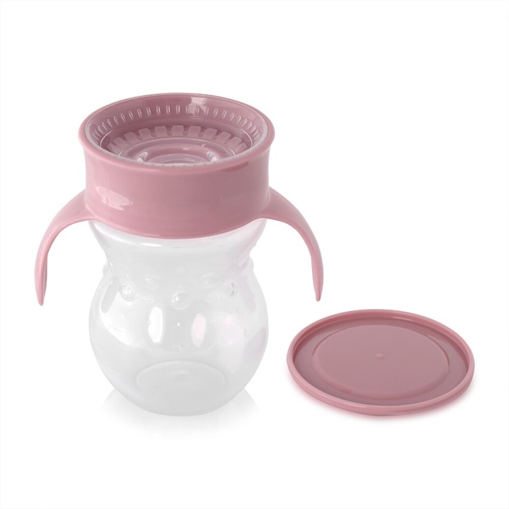 Vaso anti derrame 360 lorelli rosa