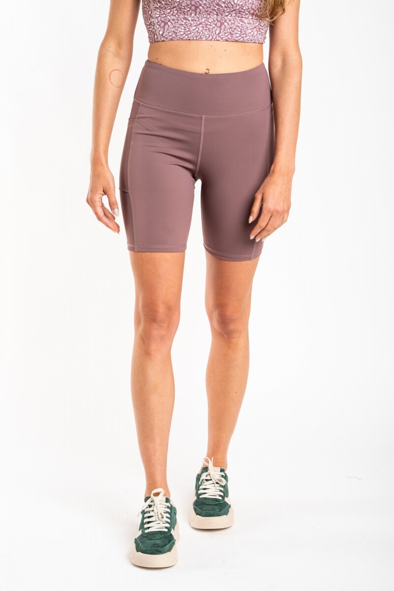 Biker Fitness Tiro Alto Malva