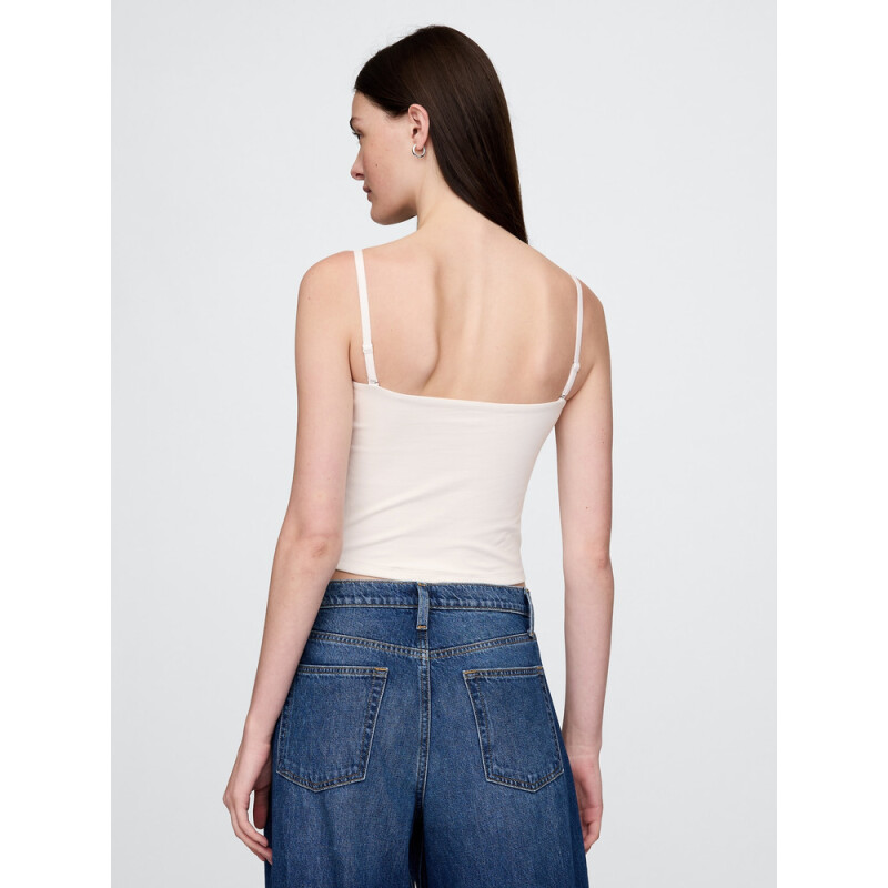 SL CLOSEKNIT CROP TUBE TOP NEW OFF WHITE