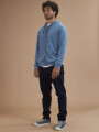 FLEECE CANOPU AZUL PIEDRA