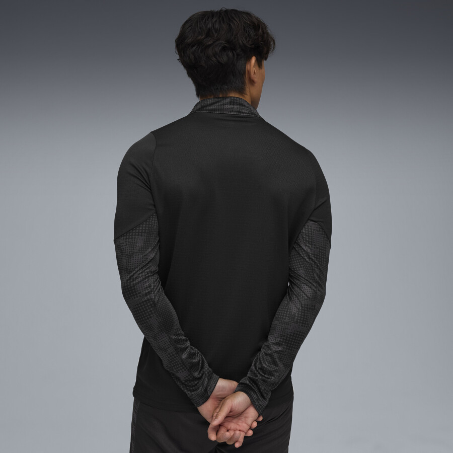 Buzos Puma Peñarol Train.1/4 Zip Masculino Negro