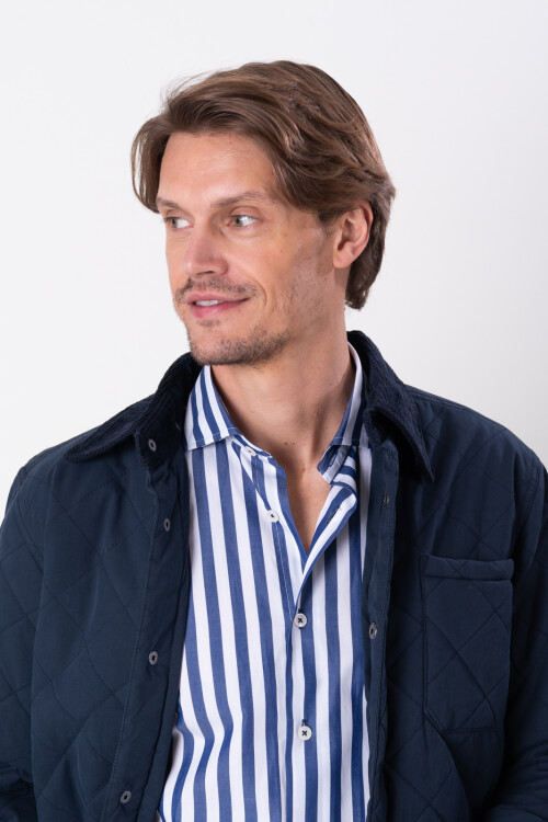 Campera Quilted - Azul marino Campera Quilted - Azul marino