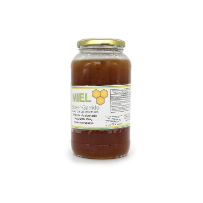 Miel Backer Vidrio 1kg. Miel Kilo Vidrio Backer