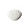 Vela Decorativa Shell Blanca