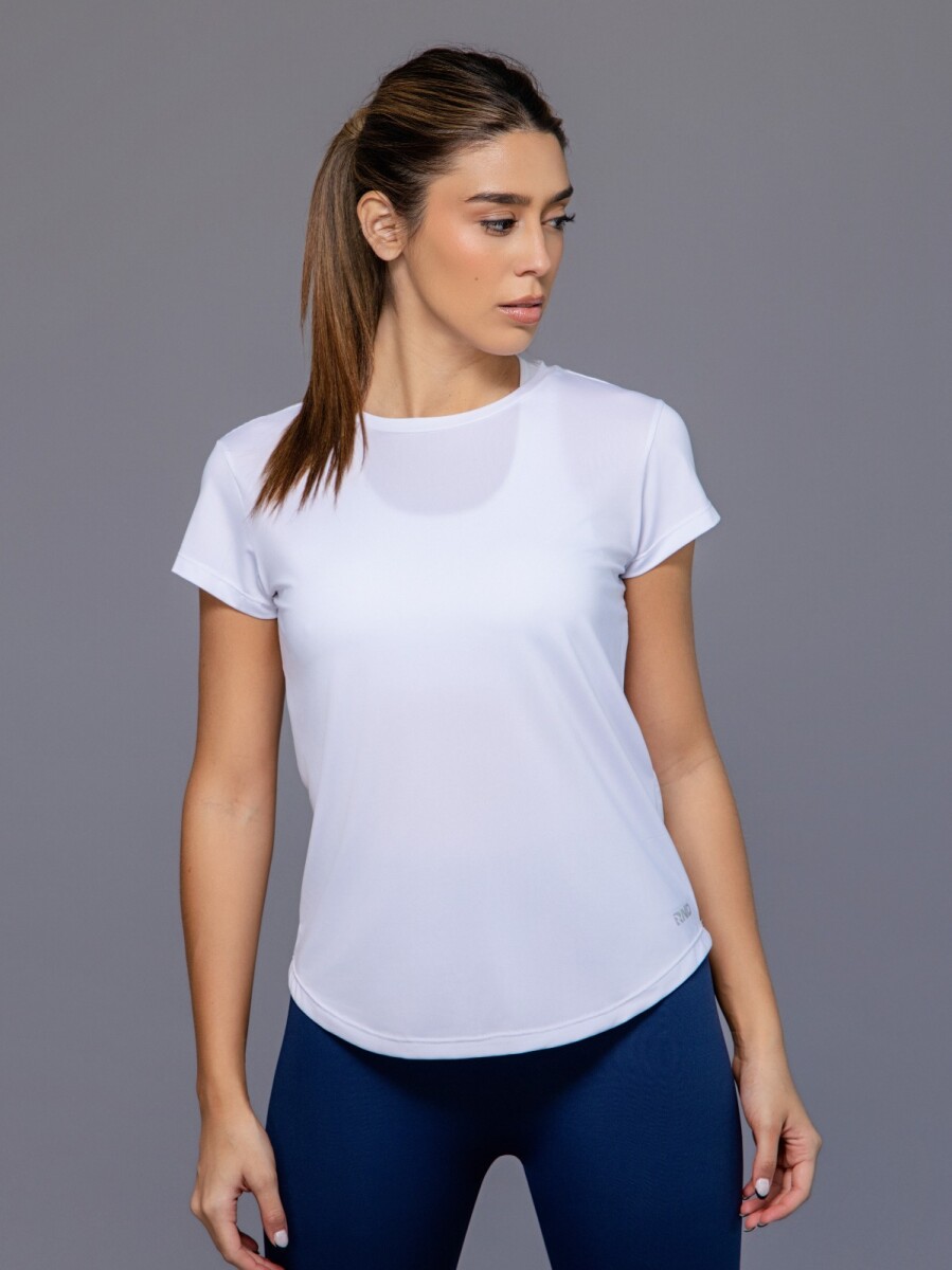 Remera Deportiva. - Blanco 