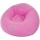 Sillón Puff Inflable Con Respaldo Interior Exterior Rosa
