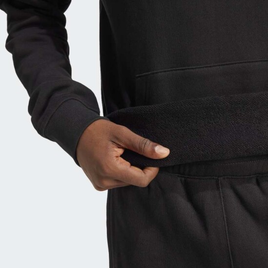Canguro Adidas Trifolio Essentials Felpa Francesa Negro